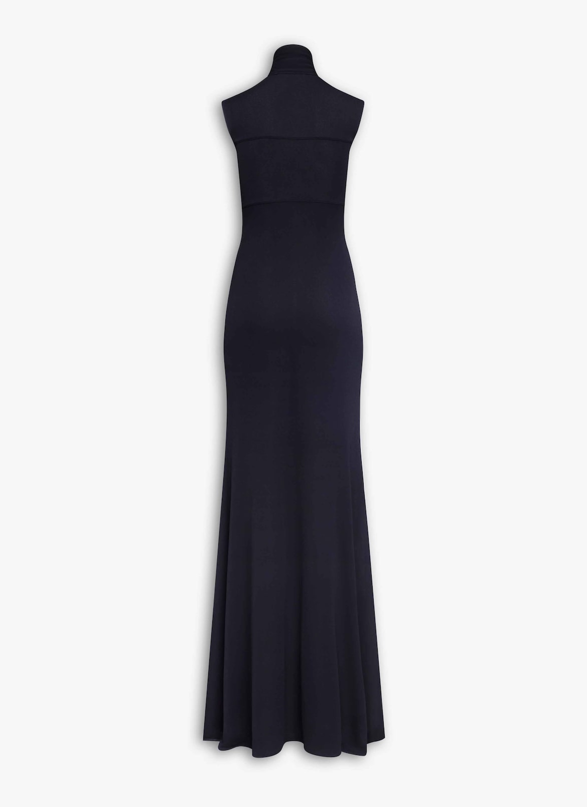 FLUID JERSEY BOW DRESS ALAÏA BLACK FLUID JERSEY BOW DRESS
